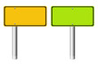 green and orange rectangles