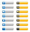 Banner buttons with transport icons