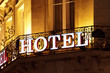 Hotel sign