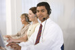 Business team working in office
