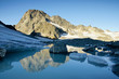 Gletschersee mit Piz Buin und Spiegelung
