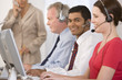 Business team working in office