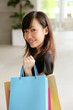 Photo: Teenager with Shopping Bags Teenager with Shopping Bags