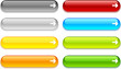 Web shiny buttons. Vector illustration. Web shiny buttons. Vector illustration.