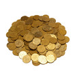 Heap of golden coins