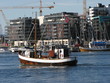 Old ship leaving Oslo harbour