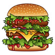 Vector: Burger Illustration Burger Illustration