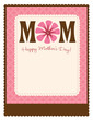 Vector: 8.5x11 Happy Mother's Day Flyer/Poster Template 8.5x11 Happy Mother's Day Flyer/Poster Template