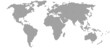 The World - Welkarte Punkte schwarz