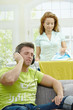 Couple at home