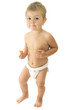 Baby with carrot
