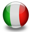 Kugel Italien Fahne