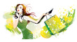 Shopping in Spring