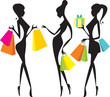 Shopping girls