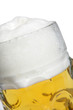 Foto: Bierschaum Nahaufnahme Bierschaum Nahaufnahme