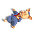 cute cartoon pig with clothes cute cartoon pig with clothes