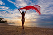 red sarong