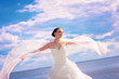 Photo: a bride at sea a bride at sea