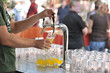 Bier zapfen bunt