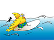 Canary bird in extreme sports Canary bird in extreme sports
