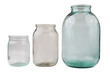Old glass transparent bank