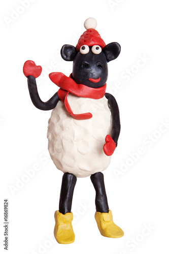 Photo: plasticine sheep plasticine sheep
