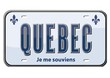 plaque québec