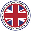 Made in the UK emblem decal vector