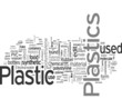 Plastic word cloud