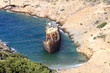 L'épave du grand bleu à Armorgos - Cyclades - Grèce