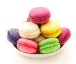 Assiette de macarons assortis Assiette de macarons assortis