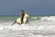 am strand reiten