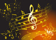 Golden music theme Golden music theme