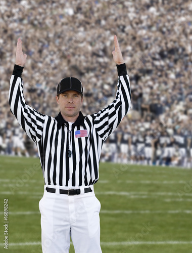 Photo: Football Referee Touchdown Football Referee Touchdown