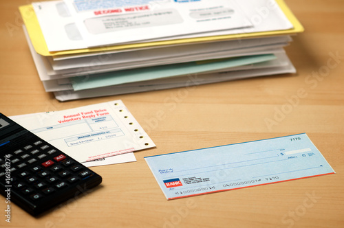 Photo: Bills are piling up Bills are piling up