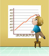 Sales Chart Goes Up