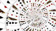 playing cards abstarct