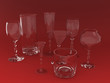 Set of glasses