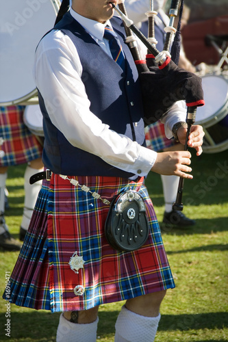 Scottish bagpiper Scottish bagpiper