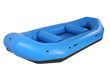 Blue profesional rafting boat