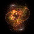 Abstract futuristic fractal background