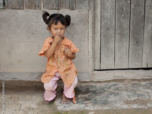 Kind von Asien in Laos