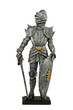 Knight souvenir isolated on white