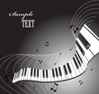 abstract piano keyboard