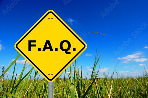 faq sign