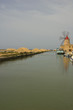 saltworks in sicily, italy