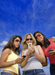 three woman