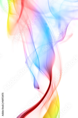 Photo: Rainbow Color Smoke Swirl Rainbow Color Smoke Swirl