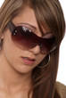 Frau mit Sonnenbrille