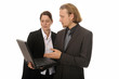 Foto: Teamwork mit Notebook Teamwork mit Notebook